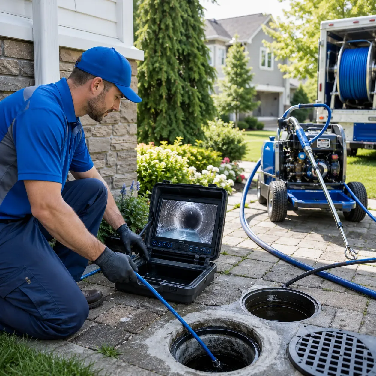 Outdoor drain cleaning professionals serving Paris, KY